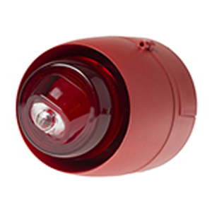 SFD-231W | Indoor alarm sounder with beacon for wall installation with deep base