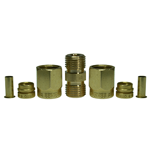 AD 5/6 CuZn-Set | Adaptador de teflón