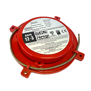 DSPA 12-3 (thermocord) | Generador de aerosol autónomo con activación térmica para extinción de incendios no tóxico