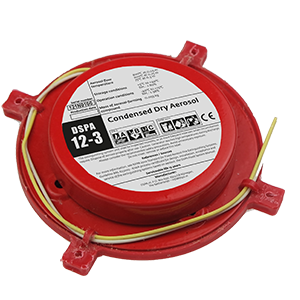 DSPA 12-3 | Generador de aerosol autónomo con activación eléctrica para extinción de incendios no tóxico