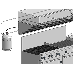 SISTEMA ARMANFIRE CHEF | Sistema autónomo de extinción para cocinas