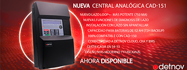 Nuevo Lanzamiento: Centrales Analógicas serie CAD-151