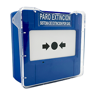PPD-200 | Pulsador azul convencional rearmable