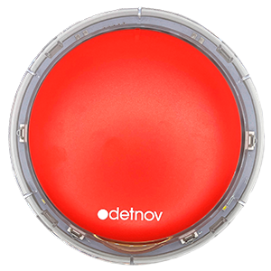 MAD-600-WVS-I-R | Sirena y dispositivo visual de alarma de pared analógica de color rojo con aislador incorporado