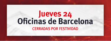📢JUEVES 24 OFICINAS BARCELONA CERRADAS